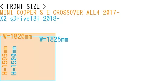#MINI COOPER S E CROSSOVER ALL4 2017- + X2 sDrive18i 2018-